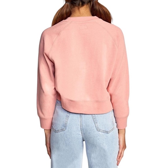 RVCA Good Times Crewneck Sweatshirt blush Pink Size XS - Picture 3 of 9
